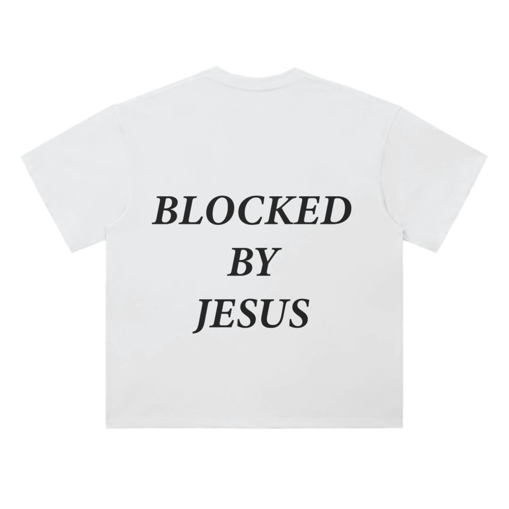 ‘BLOCKED BY JESUS’ TEE