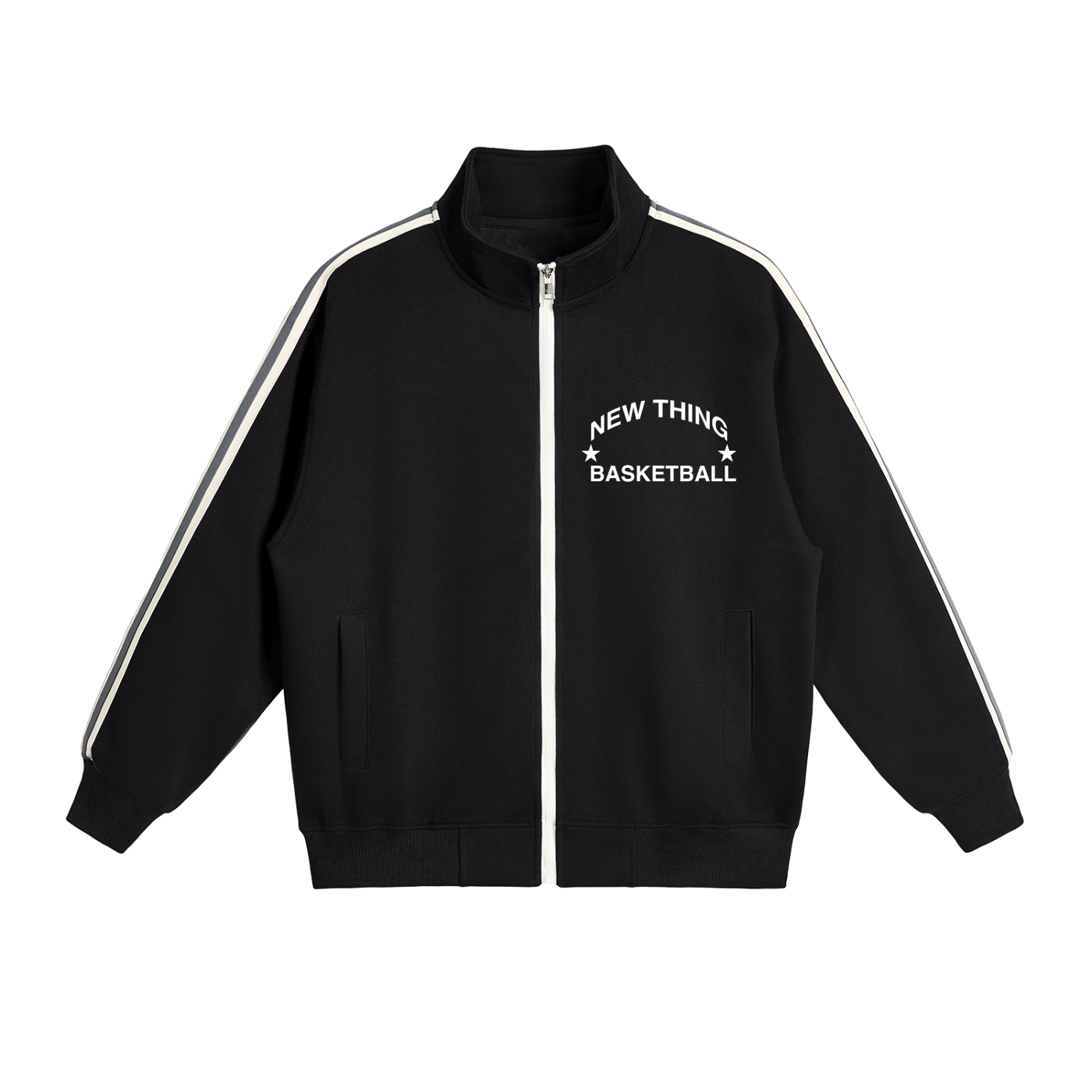 BLACK BASKETBALL ZIP
