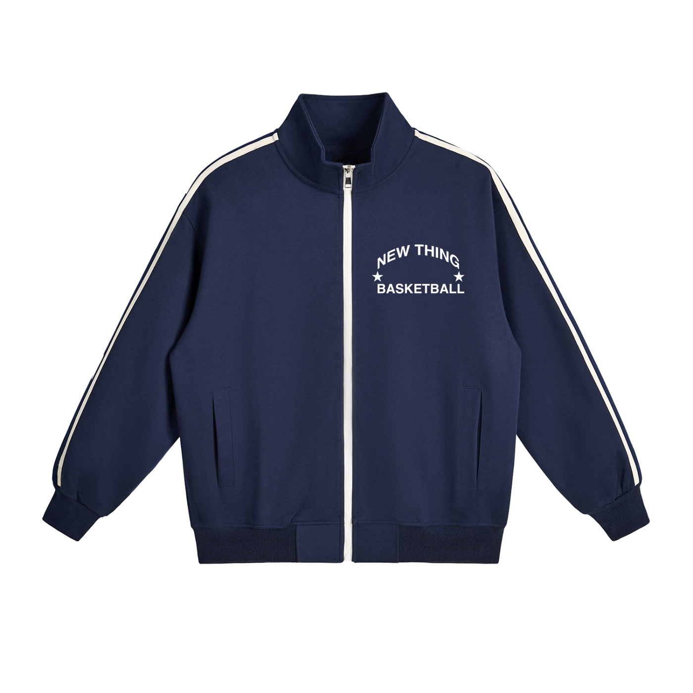 NAVY BASKETBALL ZIP