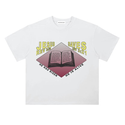 'JESUS SAVES' TEE